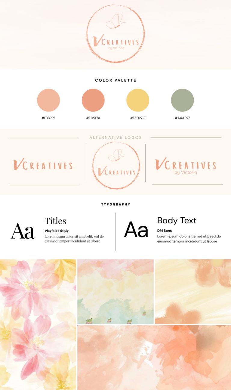 Brand Board for Brand Identity Development